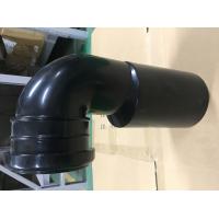 China Toilet Black Plastic Drain Pipe For Hang Wall Type Toilet Seat To Hide Water Tank Fittings on sale