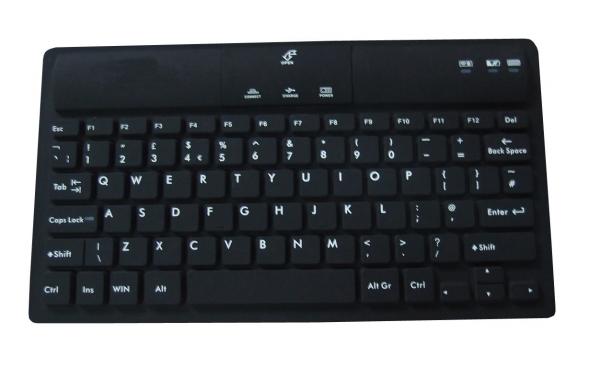 Water Proof Bluetooth Keyboard By Pure Silicone For WIN10 Easy To Clean And