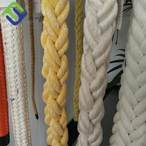 China Wear Resistance 8 Strand Polyester Rope high tenacity Marine Braided Poly Rope supplier