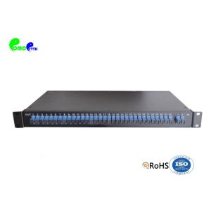 China A cremalheira de fibra ótica do divisor do PLC montou o conector azul 9 da cor do SC UPC/125μm 1310nm 1x32 supplier