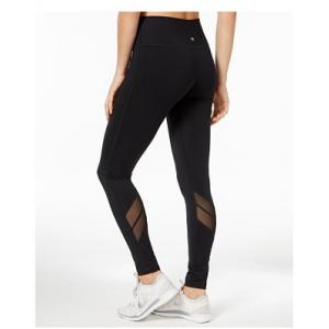 Women Yoga Pants Quick Dry pockets mesh Splice Stripe Waist Elastic Sexy stretch Skinny Trousers Workout Fitness Sports