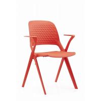 China OEM Modern Plastic Dining Chairs Sleek Plastic Canteen Chairs on sale