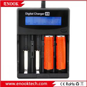 China Smart 4 Slots AA AAA Battery Charger DC3.6V / 3.7V Rechargeable Battery Charger supplier
