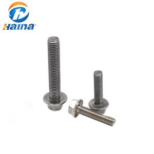 DIN6921 316L A2 -70 A4 -80 stainless steel Hex Flange Bolt