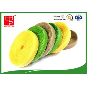 China Colored Hook And Loop Tape 25mm Wide Self Adhesive supplier