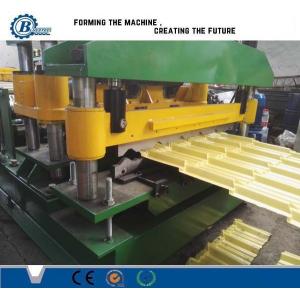 China Hydraulic Cutting Roof Panel Machine Roller Forming Machine 980 Type supplier