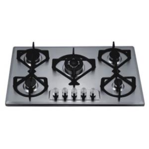 5 Burner Gas Cooker Hob , Five Burner Gas Hob With Flame Failure Safety Device