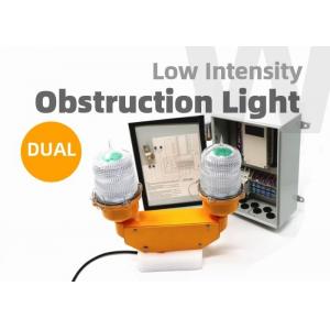 Low Intensity Twin Aviation Obstruction Light IP67 Waterproof