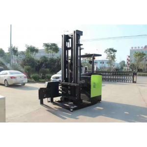 Powered Reach Lift Forklift / Counterbalance Reach Truck Pu Solid Tire Custom Color