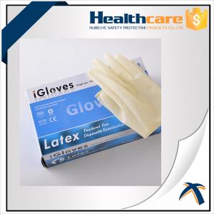 China Medical Disposable Hand Gloves , Disposable Latex Gloves M L XL Size supplier