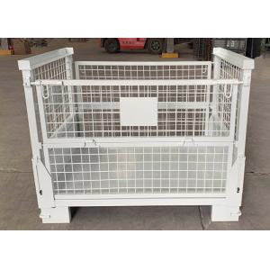 Galvanized Wire Mesh Stackable Pallet Cages Stillage Heavy Duty 1200x1000
