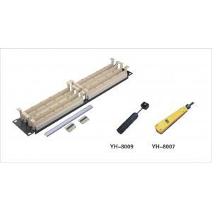 Etherne Fiber Optic Patch Panel / 110 Patch Panel for 110 Blocking Cross Connect System YH4022