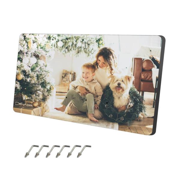 Customizable Key And Coat Decorative Sublimation MDF Photo Board With Hook