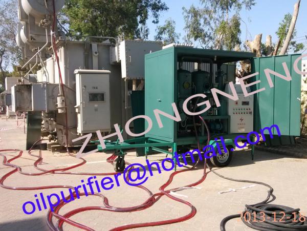 Waste Transformer Oil Filtering Equipment, Transformer Oil Filter with trailer
