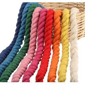 DIY Colored Cotton Macrame Cord 20mm Colored Cotton Rope For Crafts