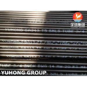 China High Pressure Boiler Tube ASTM A213 ASME SA213 T5  Alloy Steel Seamless Tube Heat Exchanger tube Heater Superheater Tube supplier
