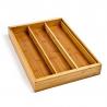 Kitchen Adjustable Bamboo Storage Organizer Expandable Drawer Organizer Trays