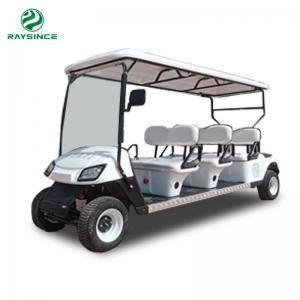 Wholesale Rechargeable Battery golf cart trailers 6 passenger electric car with LED lights