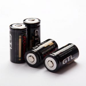GTL 16340 3.6V 2000mAh rechargeable battery /RCR123A small rechargeable battery