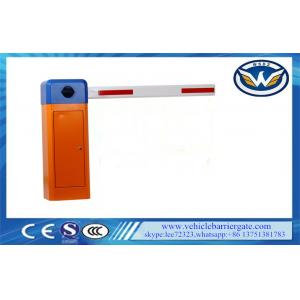 Updated Telescopic Arm Parking Lot Barrier Gates Fast Speed AC Motor Customized Color