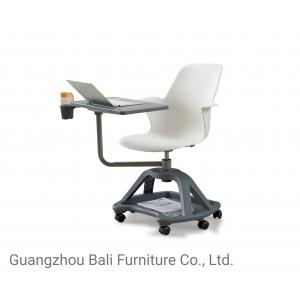 Modern Swivel Office PP Plastic Training Room Chairs with Writing Tablet