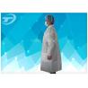 Non - Woven Disposable Lab Coats With Velcro Fastening Soft And Breathable