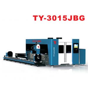 TY-3015JBG 1000W - 6000W CNC Fiber Laser Cutter Metal Tube SS Pipe Laser Cutting Machine