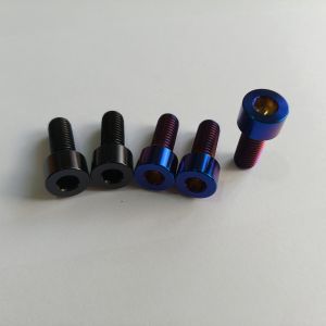 Din912 TAP Titanium bolt titanium Hex socket tapered head screw cutsomized