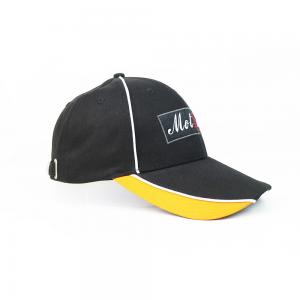 China Summer Flat Embroidered Baseball Caps 100% Cotton Twill Curved Brim Sports Hats supplier