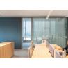 China Custom Aluminum Partition Wall with Soundproofing and LED Lighting wholesale