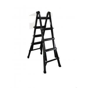 China Aluminum / Stainless Steel Composite Tactical Folding Ladder Step Ladders supplier