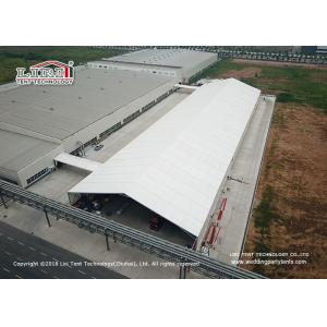 China 25 Meter Width Warehouse Marquee Canopy Tent With Translucent Pvc Roof Cover supplier