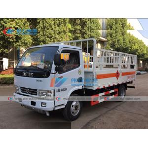 China 5 Ton Dongfeng LPG Gas Cylinder Delivery Truck With 1 Ton Lifting Platform supplier