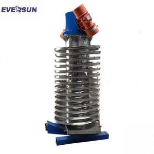 China CCarbon Steel Auger Screw Conveyor Cooling Function Spiral Elevator For Rock Salt supplier