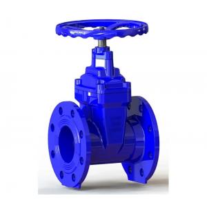 DN50 Soft Seal Gate Valve GGG50 Flanged Sockets Ductile Iron Water