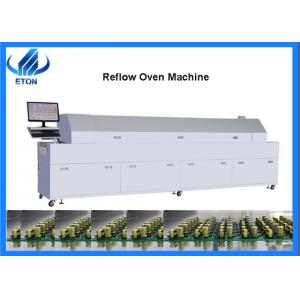 China ETON 12 Zones SMT Reflow Oven With Hot Air Heating System / Mesh Chain Transmission supplier