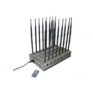 16 Antennas High Power Signal Jammer 101 Watt For Cellphone 3G 4G 5G WIFI GPS