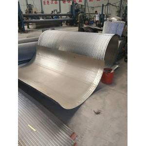 2mm-6mm Mesh Size Sieve Bend Screen with 2-3kg/m2 Thickness and 0.5mm-2mm Thickness