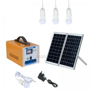 China 300W Home Solar Energy System Generator Solar Lighting Kit Pure Sine Wave supplier