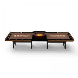 China Luxury Professional Roulette Table Semicircular Unique Poker Table supplier