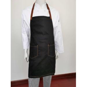 China OEM Hotel Cooking Chef Work Apron Custom Restaurant Kitchen Cooking Apron supplier