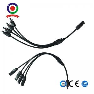 China Solar Panel Y Branch Cable Splitter Waterproof Adapter Connector Extension 1 Pair supplier