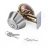 High Security SUS304 Single Cylinder Deadbolt Door Locks Plated Nickel Finish