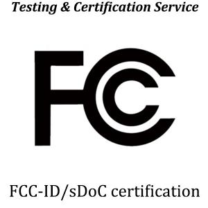 Electronics US FCC ID FCC SDOC FCC/TCB Testing Certification FCC 47 CFR Part 15