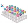 21 Holes Clear Acrylic Cake Pop Stand , Transparent Acrylic Lollipop Stand