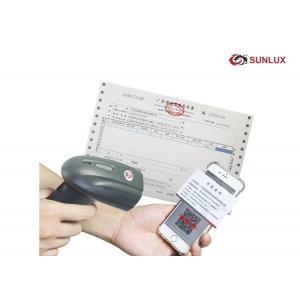 Black Handheld Type SUNLUX Barcode Scanner CMOS Image Sensor Easy Operation