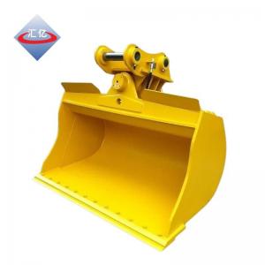 Yellow 16MN Ditch Cleaning Bucket 2x45 Tilting Mud Bucket