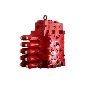 China Red Color Hydraulic Equipment Multi Way Valve 224L/Min Maximum Flow HLMX15R supplier