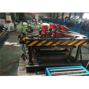 China 60mm Roller Axis Metal Roll Forming Machine Chain Driven 18 Roller Stations supplier