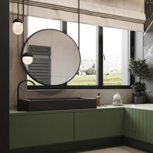 Modern Mirror Cabinet 1000mm Bathroom Vanity Cabinets Plywood Particle Board